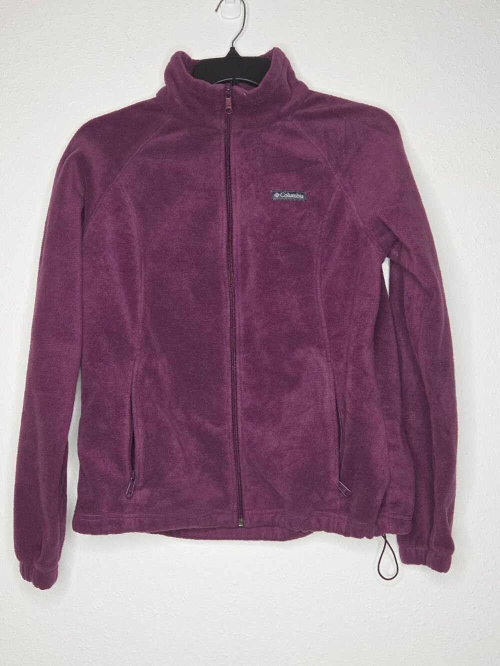 Columbia Benton Springs Full Zip Fleece Jacket Purple XL